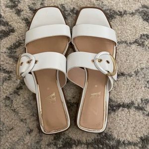 White Zara Sandals